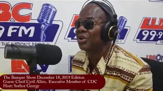 Chief Cyril Allen on the Bumper Show December 18, 2019