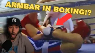 Boxer Reacts To Low IQ Moments in Boxing