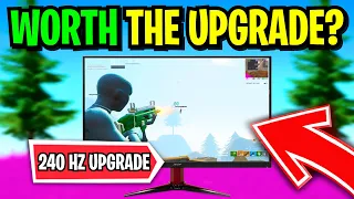 Switching From 144hz To 240hz Fortnite! (Is 240Hz Worth it for Gaming?)