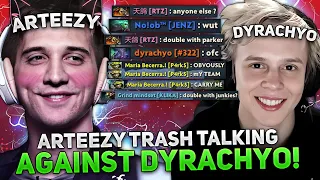 ARTEEZY TRASH TALKING in ALL CHAT! | RTZ plays on CLINKZ CARRY against DYRACHYO!