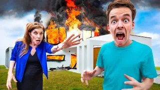 My Crazy Neighbor DESTROYED My New House!!