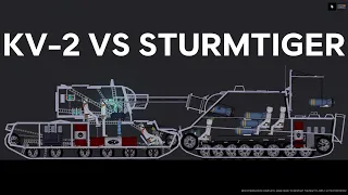 KV-2 VS STURMTIGER | People Playground