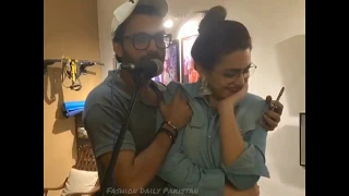 Zara Noor Abbas and Asad Siddiqui love battle for singing 💕