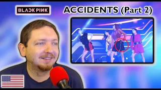 BLACKPINK Accidents And Being Professional On Stage (Part 2) {REACTION}