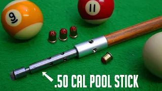 I made the worlds most dangerous pool stick