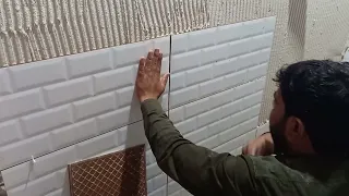 saudi arabia tile  lagnay ka tarika /saudi ma kaisa tile lagte ha/How To install tiles