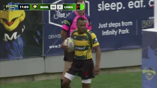 Try Time: MARLBOROUGH (Alasio Naduva) v LOMAIVITI RugbyTown 7s Pool Play 2019