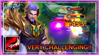 ENEMY STUN SKILLS!! VERY CHALLENGING THE SPIRIT OF TRYNDAMERE - BARON LANE WILD RIFT