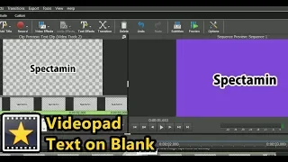 VideoPad | Insert Text Tutorial