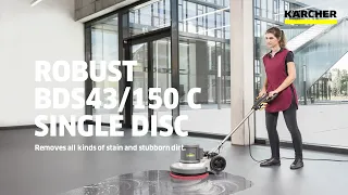 Kärcher BDS 43/150 C - Single Disc Machine | Robust & Reliable Scrubber Or Polisher