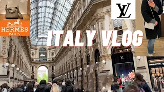 Family Vacation At Italy | Shopping  At Milan Ft. Louis Vuitton, Hermes