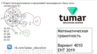 ЕНТ Новый Формат | Математическая грамотность 1-20 | Вариант 4010 | TUMAR Education