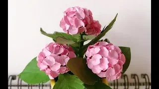 ABC TV | How To Make Miniature Hydrangea Paper Flower With Shape Punch - Craft Tutorial