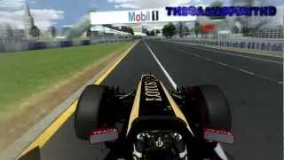 rFactor F1 2012 Kimi Raikkonen Onboard Albert Park Melbourne Australian Grand Prix 1080p Full HD