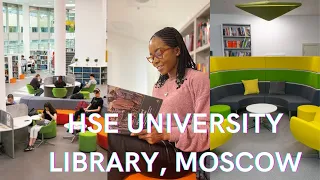 My Russian University library: HSE University in Moscow #libraryvlog