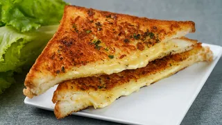 Garlic Cheese Sandwich Recipe | Cheese Sandwich | Easy Sandwich Recipe | Garlic Sandwich | N'Oven