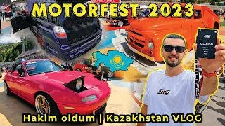 Hakim "Судья" oldum | Motorfest 2023 KZ | Kazakhstan VLOG