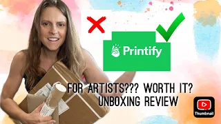 Printify haul for art prints and canvases