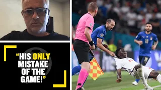 "HIS ONLY MISTAKE OF THE GAME!" José Mourinho reacts to Giorgio Chiellini's foul on Bukayo Saka