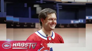 Evgenii Dadonov's first day as a Hab