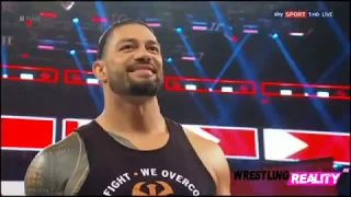 WWE MONDAY NIGHT RAW- Roman reigns & Seth Rollins saves Dean Ambrose - 5 march 2019