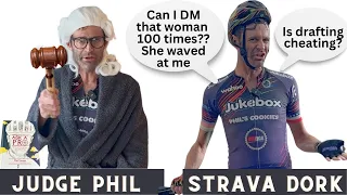 Are People CHEATING on STRAVA? Ask a (Retired) Pro Cyclist - JUDGE PHIL