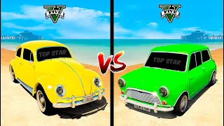 Volkswagen Beetle VS MR BEAN Car in GTA 5 - Which is best?