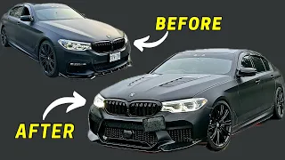 M5 Competition Conversion Bumper For All G30 5 series (2017–2023)