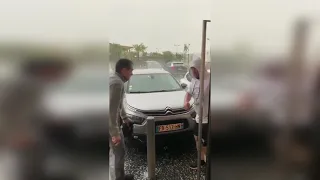 Anger of nature is raging in Europe !! Terrible hailstorm hits Lyon, France !