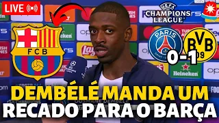 🚨BOMBA! DEMBÉLÉ MANDA UM RECADO PARA O BARCELONA DEPOIS DA DERROTA DO PSG! NOTÍCIA DO BARCELONA HOJE