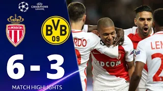 AS Monaco vs Borussia Dortmund 6-3 UEFA Champions League 2017 All Goals And Extended Highlights