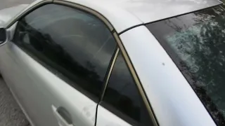 How to Manually put convertible top down on Mercedes Benz Slk