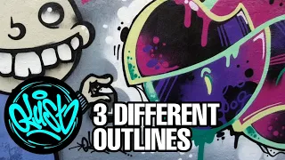 GRAFFITI LOVER - 3 DIFFERENT OUTLINE COLORS + CHARACTER