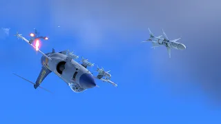 F-104S "LDSD" kill with AIM-7E
