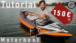 Motorboot selber bauen für 150 € | Elektrisches Power Kanu | DIY