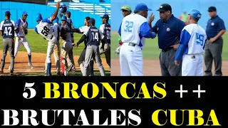 5 Peleas más Grandes de Béisbol en Cuba captados por las cámaras de la televisión #béisbolcubano