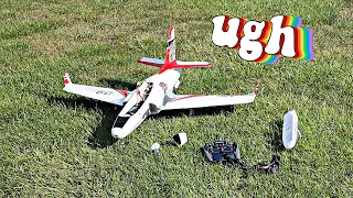 Crashing My E-flite Viper 90mm Jet (Again)