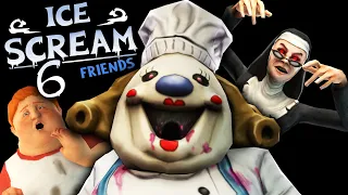 ICE SCREAM 6 FRIENDS JUEGO COMPLETO + FINAL BUENO + HISTORIA SECRETA DE EVIL NUN - GAMEPLAY ESPAÑOL