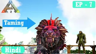 Ark: Survival Evolved || Taming Shadowmane in Crystal Isles || EP - 7 || no Commentary Gameplay