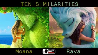 Raya And Moana |•| Ten Similarities Between Raya And The Last Dragon & Moana