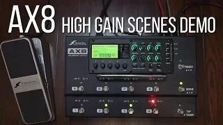 Fractal Audio AX8 High Gain Scenes Demo