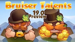 19.0 Sneak Peek, Bruiser Talents Details and Gameplay of all Talents | Rush Royale