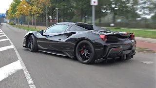 Full Carbon Black Ferrari 488 Pista Spider (720HP) - Lovely Sounds!