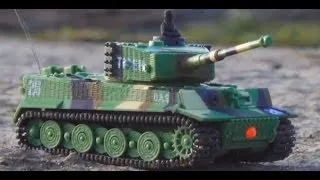 RC battle tank 1:72, танк на радиоуправлении