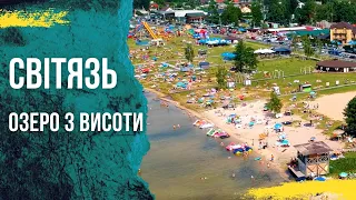 Світязь озеро з висоти пташиного польоту