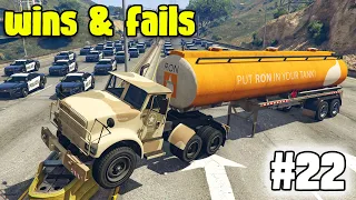GTA 5 FUNNIEST Fail moments AND EPIC Win Moments in GTA 5 #22