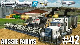 Big SOYBEANS Harvest with the NEW CLAAS TRION | Aussie Farms #42 | Farming Simulator 22