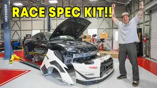 GTR Gets 1 of 1 Track Spec Bodykit! | Rebuilding Wrecked R35 GTR Ep. 3