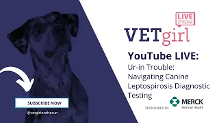 August 10, 2022: YouTube LIVE: Ur-in Trouble: Navigating Canine Leptospirosis Diagnostic Testing
