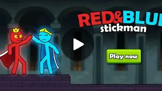 Red and Blue stickman game !! introducing level 1 to level 10